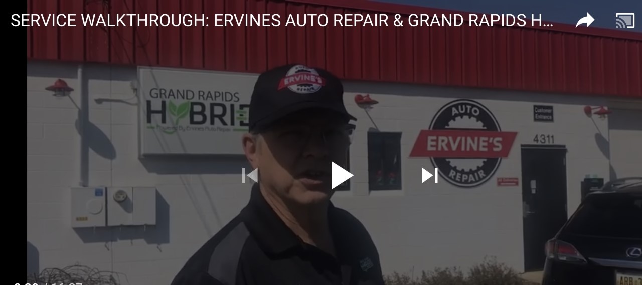 Video thumbnail of Ervine's Auto Repair services walkthrough