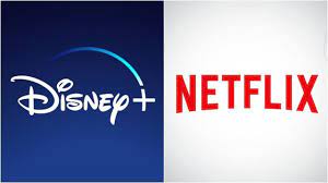 Disney Plus and Netflix logos